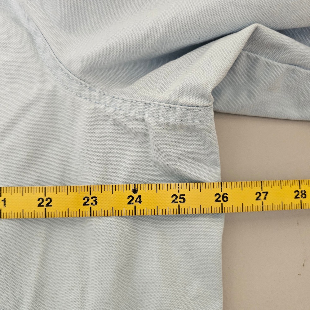 Lands End‎ Blue Barn Jacket Corduroy Collar Flannel Lined Womens 2XL Chore Coat - Picture 7 of 12